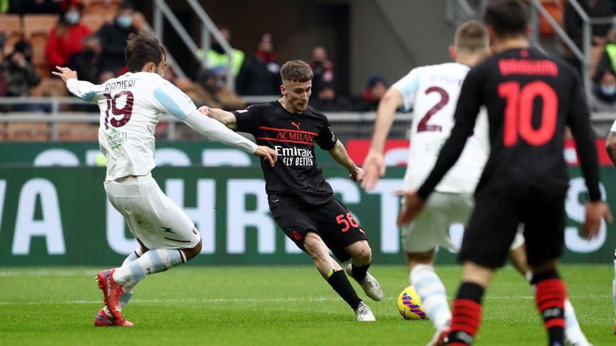 AC Milan mengalahkan Salernitana dalam lanjutan Liga Italia. (Foto: Getty Images/Marco Luzzani)