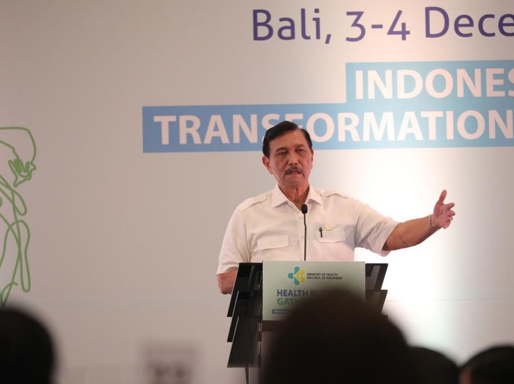 Luhut Bahas Kemajuan Indonesia Hadapi Covid-19 di Health Business Gathering