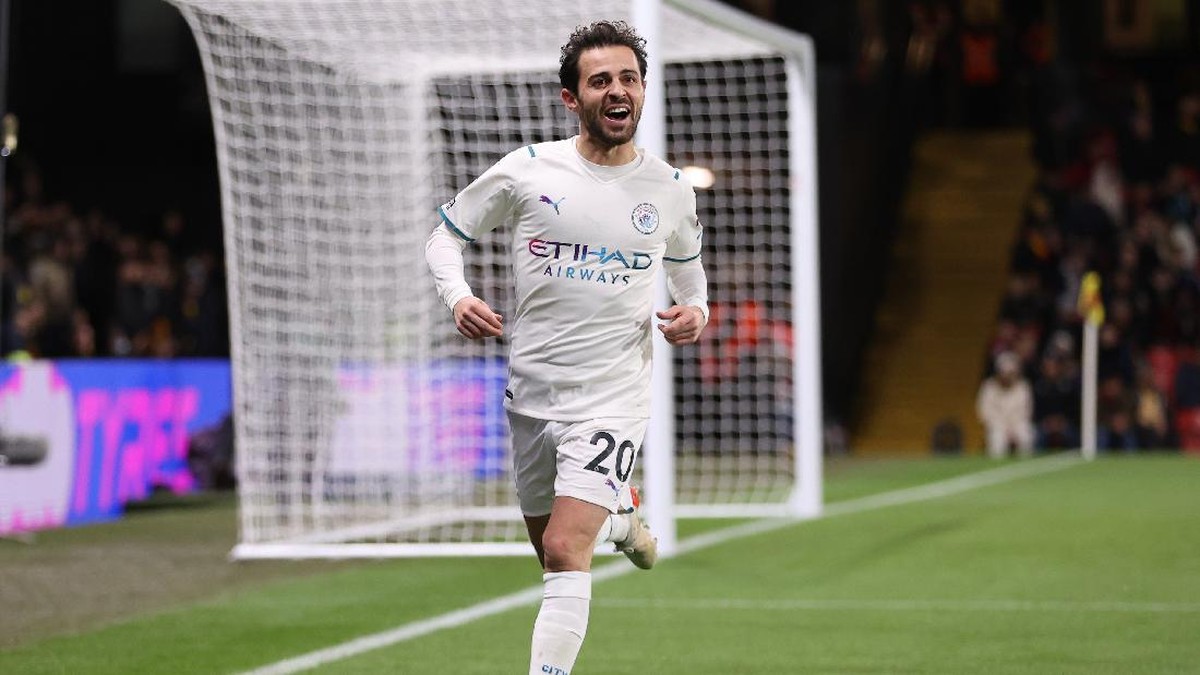 Bernardo Silva tampil cemerlang bersama Manchester City. (Foto: Getty Images/Richard Heathcote)