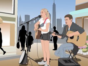 Mademoiselle Camelia, Mawar Hitam, dan Pedendang Buta