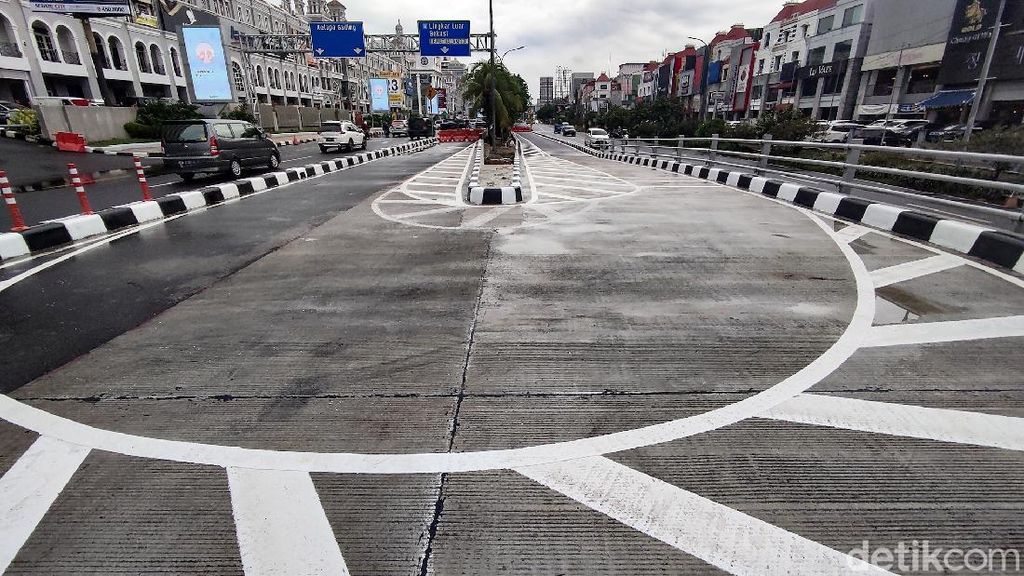 Ini U-Turn Depan MOI yang Ditutup Gegara Bikin Susah Pengguna Jalan