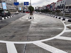 Ini U-Turn Depan MOI yang Ditutup Gegara Bikin Susah Pengguna Jalan