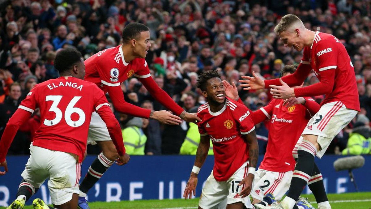 Fred bantah ada perpecahan di ruang ganti MU (Foto: Getty Images/Alex Livesey)