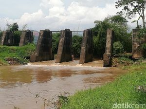 Penampakan Jembatan Bedeng Peninggalan Belanda di Sumedang