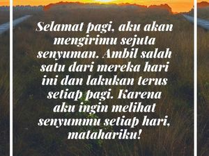 40 Ucapan Selamat Pagi Romantis untuk Pacar, Bikin Senyum-senyum Sendiri 40 Ucapan Selamat Pagi Romantis untuk Pacar, Bikin Senyum-senyum Sendiri