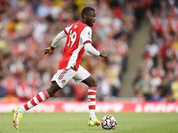 Nicolas Pepe, sang penyerang sayap ini masih nihil gol dari tujuh laga (Getty Images)