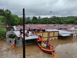 Banjir Rendam 3 Kecamatan di Lombok Barat, 358 KK Terdampak