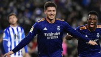 Pertama adalah Luka Jovic. Penyerang asal Serbia ini kontraknya masih sampai 2025 dan sejak bergabung di tahun 2019, dirinya belum juga tokcer gol (AP/Alvaro Barrientos)