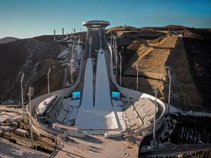 Megahnya Venue Ski Olimpiade Beijing 2022 Megahnya Venue Ski Olimpiade Beijing 2022