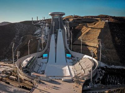 Megahnya Venue Ski Olimpiade Beijing 2022