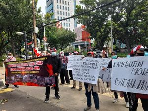 Demo Depan DPRD DKI, Korban Kebakaran Pasar Kalideres Tuntut Ganti Rugi