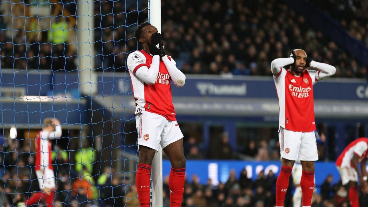Arsenal kesulitan dapat pemain. Foto: (Getty Images/Naomi Baker)