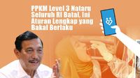 Batal PPKM Level 3 Seluruh RI, Ini Aturan yang Berlaku