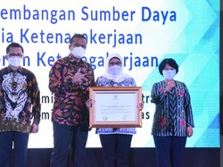 PPSDM Kemnaker Sabet 2 Penghargaan dari LAN