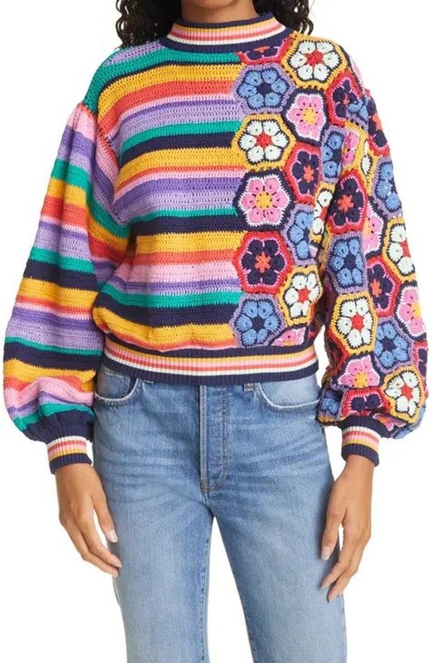 Pinterest.com/Nordstrom Pakailah crochet sweater