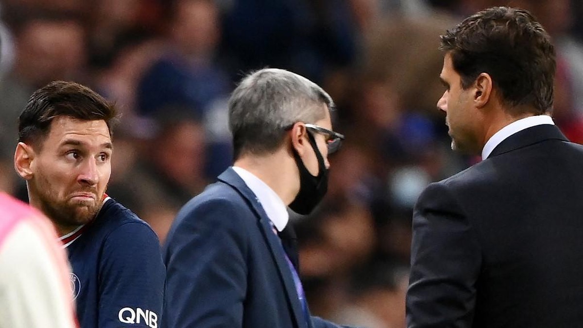 Mauricio Pochettino menanggapi rumor keraguan Lionel Messi padanya. (Foto: AFP/FRANCK FIFE)