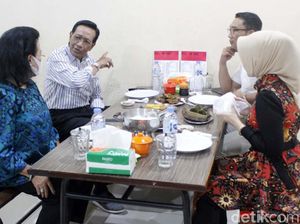 Ridwan Kamil Ajak Sri Sultan HB X Makan Ayam Goreng di Bandung