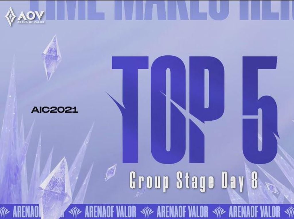 Top 5 Group Stage Day 8 AIC2021
