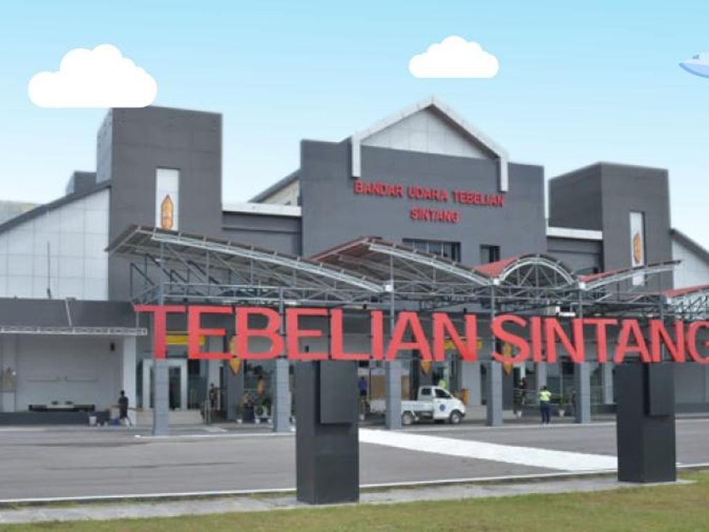 Profil Bandara Tebelian yang Baru Diresmikan Jokowi