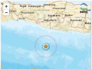 Gempa Bermagnitudo 2,5 Juga Guncang Pacitan