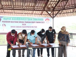 Dinsos Kab Blitar Minta Tandatangan Pakta Integritas Hindari Penyelewengan Bansos