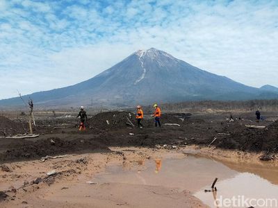 Kerja Keras Tim SAR Gabungan Cari Korban Erupsi Semeru