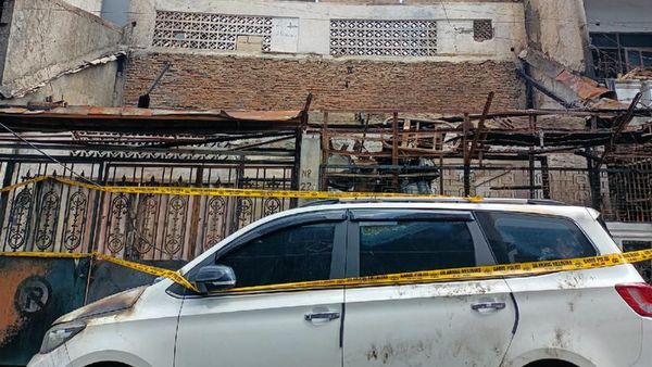 Penampakan Rumah Terbakar di Tambora yang Tewaskan 5 Orang