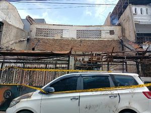 Penampakan Rumah Terbakar di Tambora yang Tewaskan 5 Orang