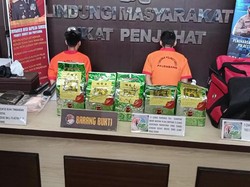 Hendak Selundupkan 5 Kg Sabu ke Sumsel, 2 Pria asal Pekanbaru Ditangkap