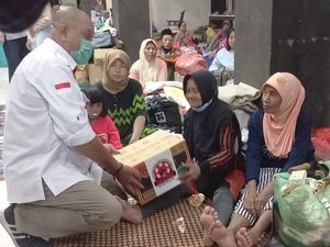 Baguna PDIP Surabaya Gelar Baksos Kesehatan di Desa Terdampak Erupsi Semeru