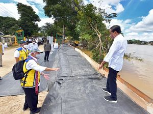 Jokowi Minta KLHK dan Pebisnis Hijaukan Daerah Aliran Sungai di Sintang Jokowi Minta KLHK dan Pebisnis Hijaukan Daerah Aliran Sungai di Sintang