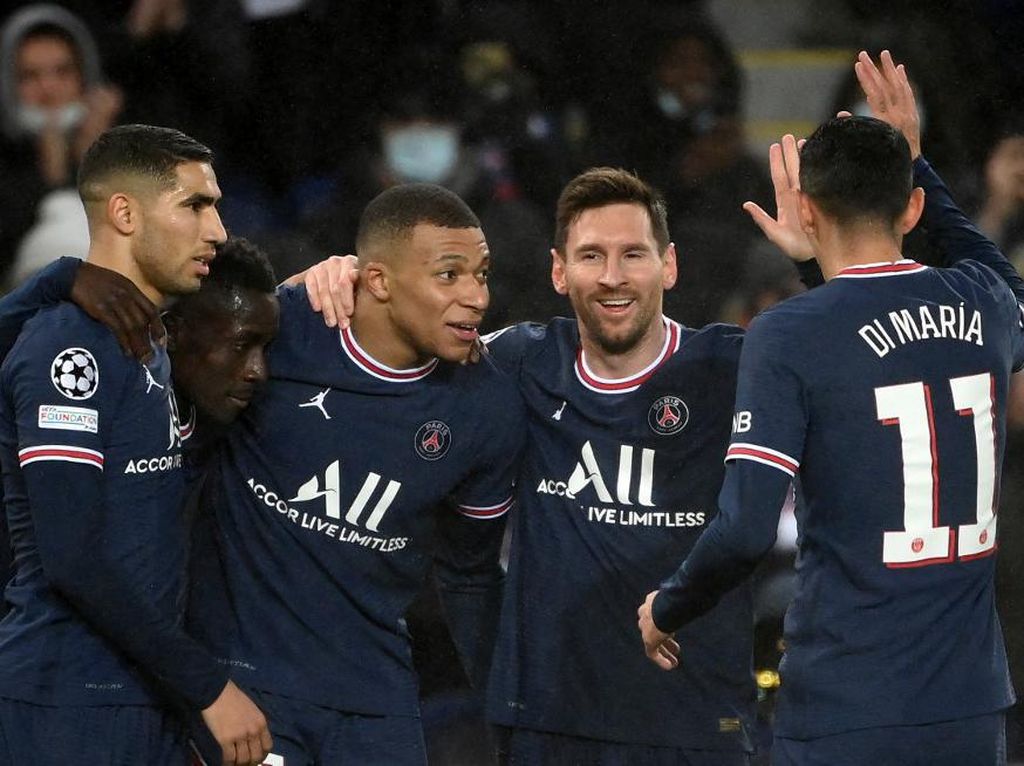 PSG Vs Club Brugge: Mbappe-Messi Menangkan Les Parisiens 4-1