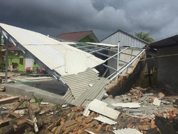 Angin Puting Beliung Terjang Bangka Belitung, 217 Rumah Rusak