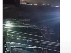 Jembatan Ulin di Balikpapan Rusak Usai Dihantam Ombak Besar