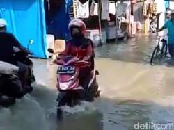 Sejumlah Desa di Lamongan Kebanjiran Akibat Luapan Sungai