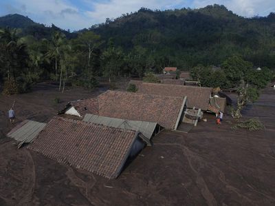Potret Desa di Lumajang yang Tenggelam Imbas Erupsi Semeru