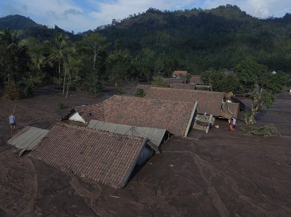Potret Desa di Lumajang yang Tenggelam Imbas Erupsi Semeru