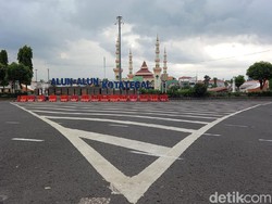 Jalan Alun-alun Kota Tegal Ditutup, Ini Lokasi Parkir Pengunjung