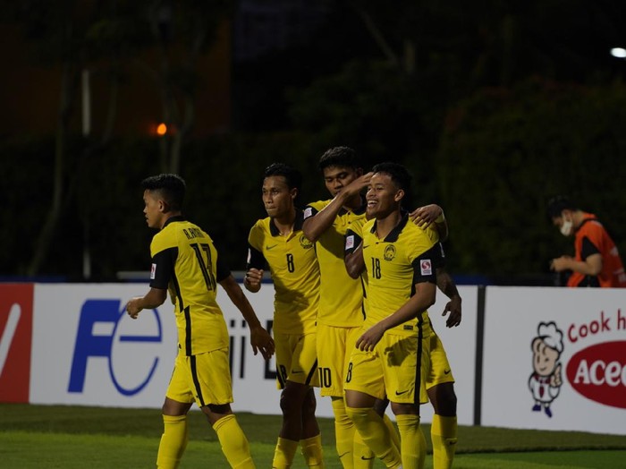 Timnas Malaysia Timnas Malaysia di Piala AFF 2020 dikala menang 3-1 dari Kamboja.