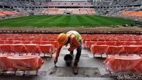 Wajah Terkini Pembangunan JIS, Salah Satu Stadion Termegah Dunia