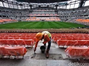 Wajah Terkini Pembangunan JIS, Salah Satu Stadion Termegah Dunia