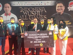 Wushu Indonesia Beri Bantuan ke Korban Bencana Semeru