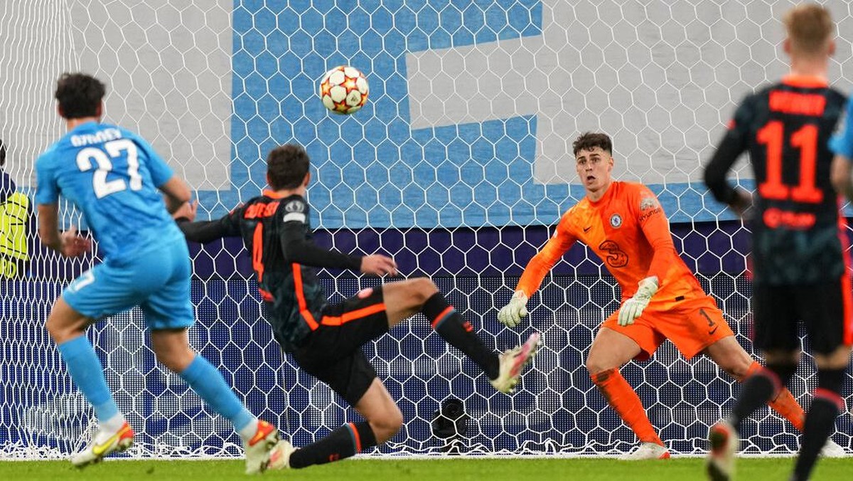 Chelsea diimbangi Zenit St Petersburg 3-3 di Liga Champions (Foto: AP/Dmitri Lovetsky)