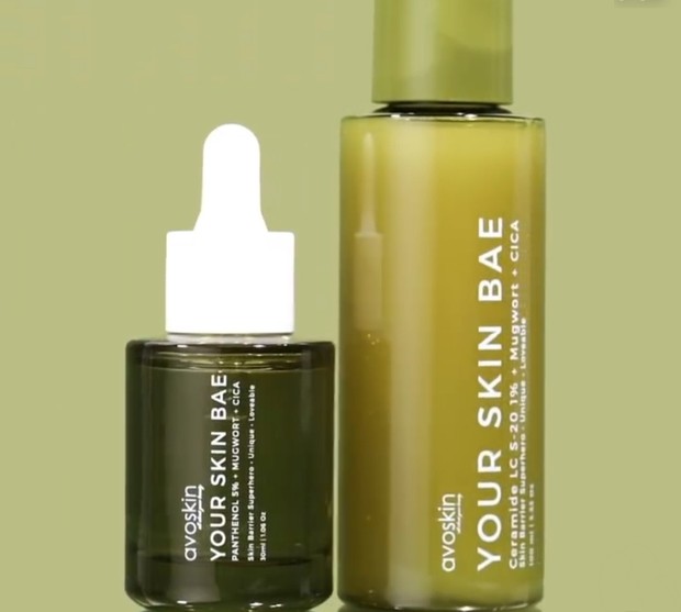 Avoskin YSB Mugwort Toner dan Serum/Foto: Instagram.com/avoskinbeauty skincare dengan kandungan mugwort bagus untuk kulit berjerawat