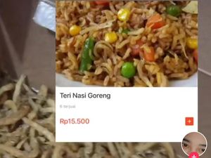 Gegara Salah Baca Menu, Netizen Beli Nasi Goreng Teri Tanpa Nasi