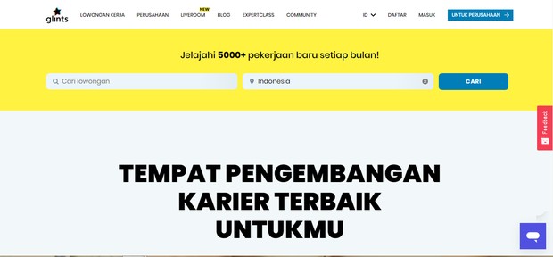 Situs Laman  Glints.com