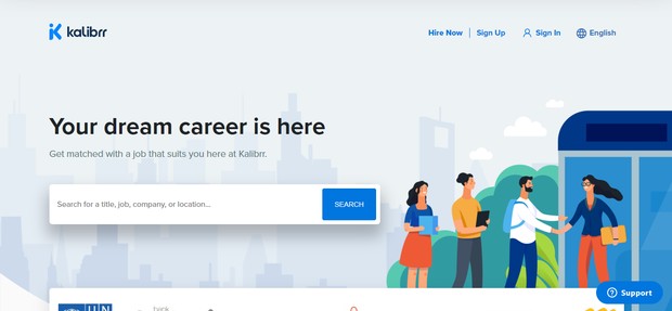 Kalibrr situs lowongan pekerjaan yang banyak menyediakan info pekerjaan di startup