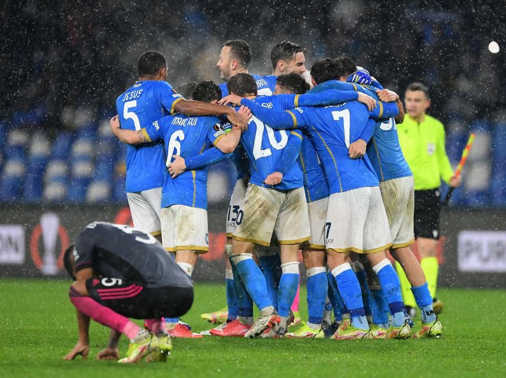 Hasil Liga Europa: Napoli Singkirkan Leicester City