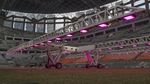 Canggih! Perawatan Rumput Lapangan JIS Pakai Sinar UV