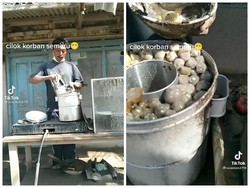 Usai Erupsi Semeru, Warga Ini Tengok Nasib Cilok Dagangannya